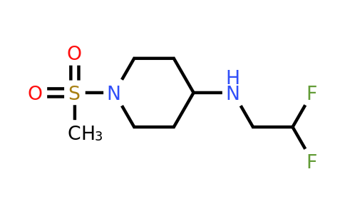 CAS 1183768-67-3 | N-(2,2-difluoroethyl)-1-methanesulfonylpiperidin-4-amine