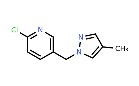 CAS 1183842-17-2 | 2-chloro-5-[(4-methyl-1H-pyrazol-1-yl)methyl]pyridine
