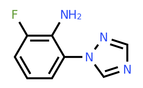 CAS 1183856-70-3 | 2-Fluoro-6-(1H-1,2,4-triazol-1-yl)aniline