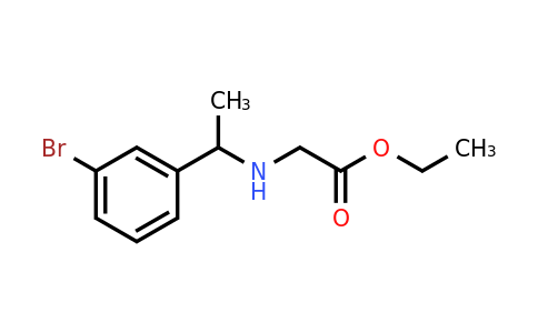 CAS 1183967-62-5 | ethyl 2-{[1-(3-bromophenyl)ethyl]amino}acetate