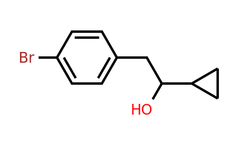 CAS 1183977-64-1 | 2-(4-Bromophenyl)-1-cyclopropylethan-1-ol