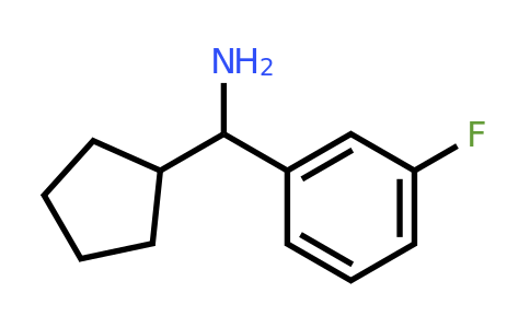 CAS 1183979-95-4 | cyclopentyl(3-fluorophenyl)methanamine