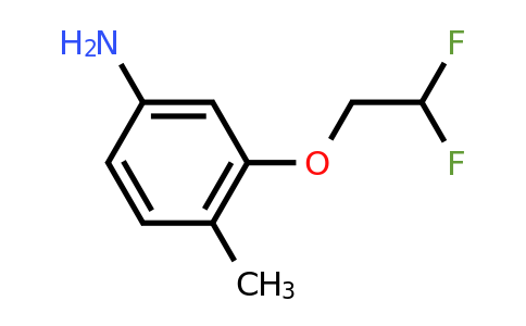 CAS 1183987-08-7 | 3-(2,2-Difluoroethoxy)-4-methylaniline