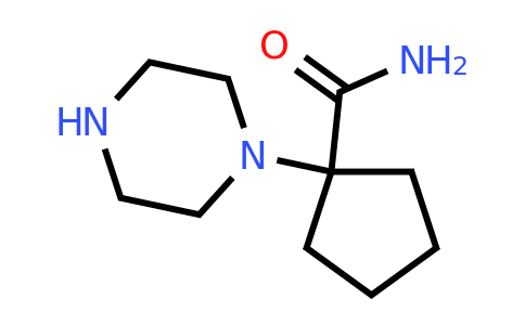 CAS 1183997-50-3 | 1-(Piperazin-1-yl)cyclopentane-1-carboxamide