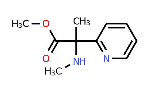 CAS 1184002-84-3 | methyl 2-(methylamino)-2-(pyridin-2-yl)propanoate