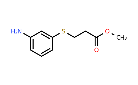 CAS 1184057-66-6 | methyl 3-[(3-aminophenyl)sulfanyl]propanoate