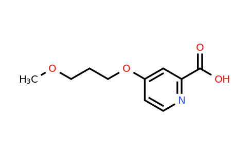 CAS 1184063-65-7 | 4-(3-methoxypropoxy)pyridine-2-carboxylic acid