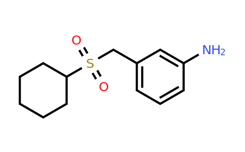CAS 1184212-16-5 | 3-[(Cyclohexanesulfonyl)methyl]aniline