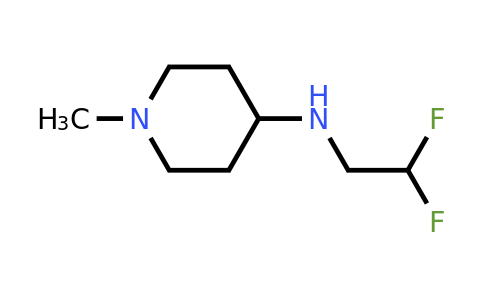 CAS 1184221-15-5 | N-(2,2-difluoroethyl)-1-methylpiperidin-4-amine