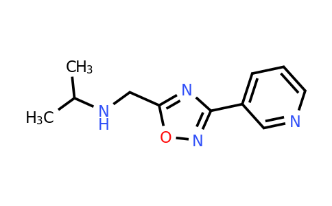CAS 1184229-50-2 | (propan-2-yl)({[3-(pyridin-3-yl)-1,2,4-oxadiazol-5-yl]methyl})amine