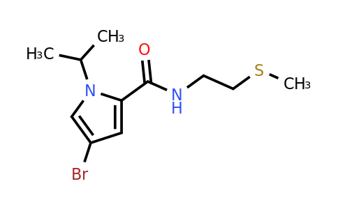 CAS 1184272-57-8 | 4-Bromo-N-[2-(methylsulfanyl)ethyl]-1-(propan-2-yl)-1H-pyrrole-2-carboxamide