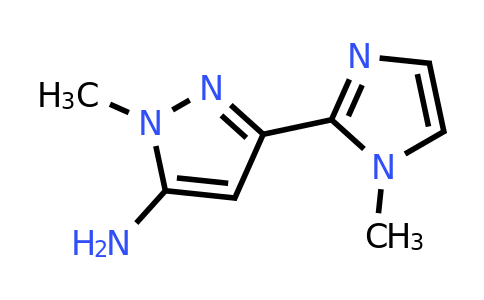 CAS 118430-79-8 | 1-methyl-3-(1-methyl-1H-imidazol-2-yl)-1H-pyrazol-5-amine