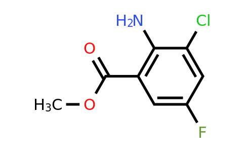 CAS 1184351-57-2 | Methyl 2-amino-3-chloro-5-fluorobenzoate