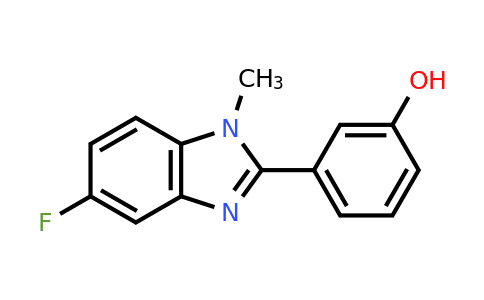CAS 1184360-93-7 | 3-(5-Fluoro-1-methyl-1H-1,3-benzodiazol-2-yl)phenol