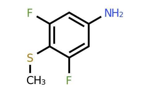 CAS 1184373-72-5 | 3,5-difluoro-4-(methylsulfanyl)aniline