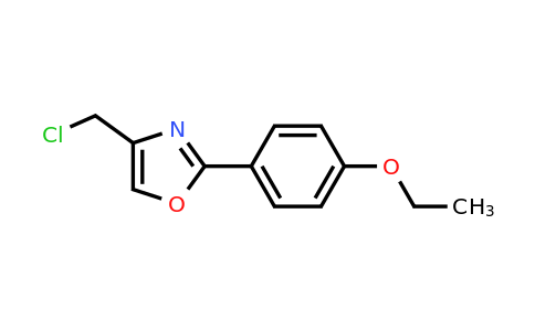 CAS 1184380-08-2 | 4-(chloromethyl)-2-(4-ethoxyphenyl)-1,3-oxazole