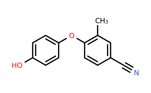 CAS 1184486-24-5 | 4-(4-hydroxyphenoxy)-3-methylbenzonitrile