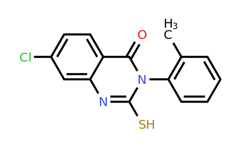 CAS 118449-36-8 | 7-chloro-3-(2-methylphenyl)-2-sulfanyl-3,4-dihydroquinazolin-4-one