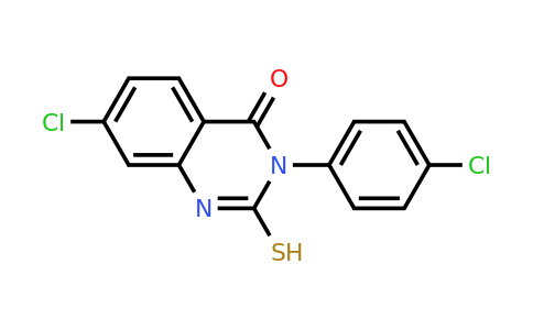 CAS 118449-37-9 | 7-chloro-3-(4-chlorophenyl)-2-sulfanyl-3,4-dihydroquinazolin-4-one