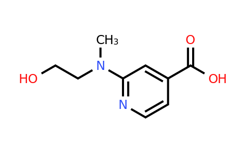 CAS 1184491-38-0 | 2-((2-Hydroxyethyl)(methyl)amino)isonicotinic acid