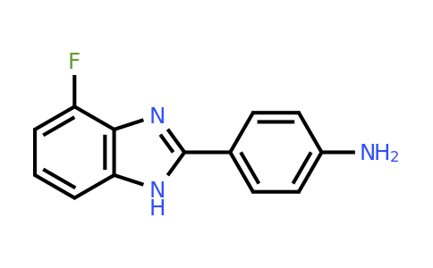 CAS 1184562-80-8 | 4-(4-Fluoro-1H-1,3-benzodiazol-2-yl)aniline