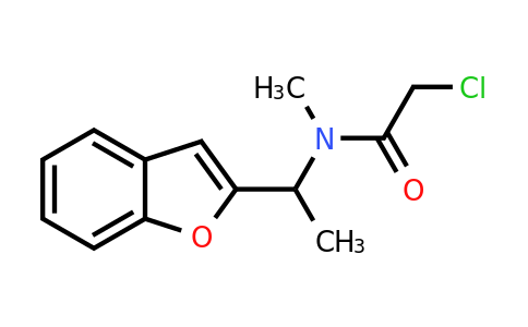 CAS 1184567-77-8 | N-[1-(1-Benzofuran-2-yl)ethyl]-2-chloro-N-methylacetamide
