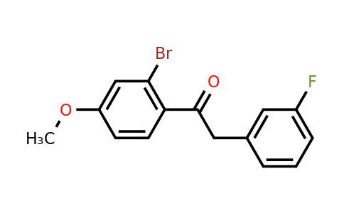1-(2-bromo-4-methoxyphenyl)-2-(3-fluorophenyl)ethan-1-one