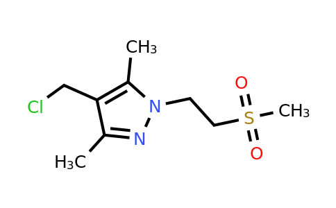 CAS 1184590-00-8 | 4-(chloromethyl)-1-(2-methanesulfonylethyl)-3,5-dimethyl-1H-pyrazole