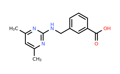 CAS 1184598-04-6 | 3-{[(4,6-dimethylpyrimidin-2-yl)amino]methyl}benzoic acid