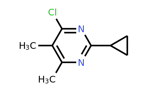 CAS 1184616-07-6 | 4-Chloro-2-cyclopropyl-5,6-dimethylpyrimidine