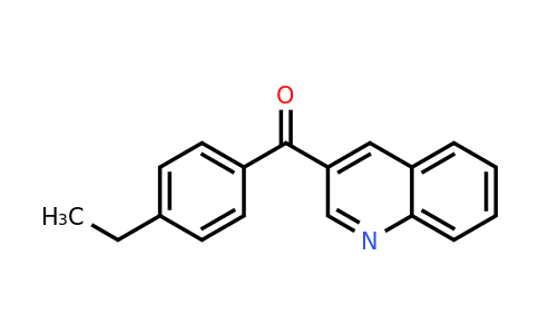 CAS 1184711-21-4 | (4-Ethylphenyl)(quinolin-3-yl)methanone