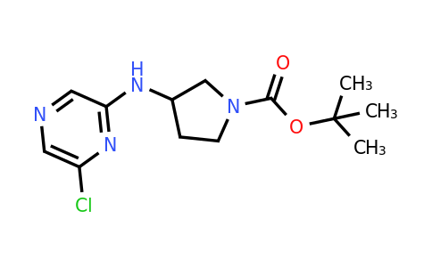 CAS 1184918-43-1 | tert-butyl 3-[(6-chloropyrazin-2-yl)amino]pyrrolidine-1-carboxylate