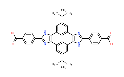 CAS 1184934-21-1 | 4,4'-(2,8-Di-tert-butyl-4,10-dihydropyreno[4,5-d:9,10-d']diimidazole-5,11-diyl)dibenzoic acid