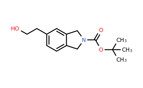 CAS 1184949-56-1 | tert-Butyl 5-(2-hydroxyethyl)-2,3-dihydro-1H-isoindole-2-carboxylate