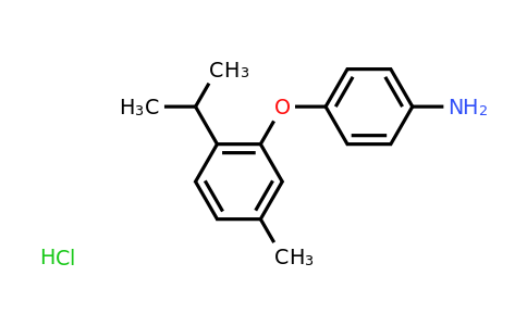 CAS 1184979-25-6 | 4-(2-Isopropyl-5-methylphenoxy)aniline hydrochloride
