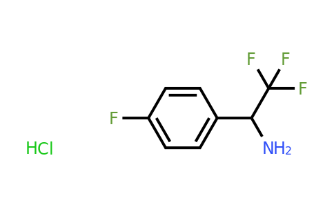 CAS 1184980-60-6 | 2,2,2-Trifluoro-1-(4-fluorophenyl)ethanamine hydrochloride