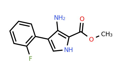 CAS 1184998-24-0 | Methyl 3-amino-4-(2-fluorophenyl)-1H-pyrrole-2-carboxylate