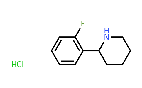 CAS 1185010-62-1 | 2-(2-Fluorophenyl)piperidine hydrochloride