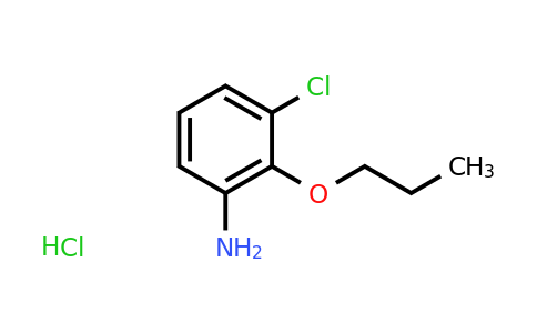 CAS 1185057-51-5 | 3-Chloro-2-propoxyaniline hydrochloride