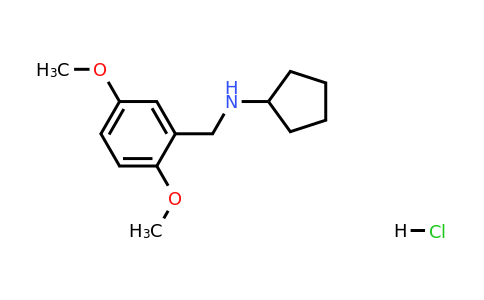 CAS 1185075-77-7 | N-(2,5-Dimethoxybenzyl)cyclopentanamine hydrochloride