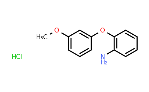 CAS 1185078-17-4 | 2-(3-Methoxyphenoxy)aniline hydrochloride