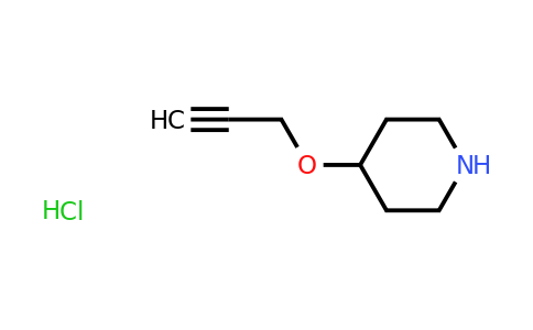 CAS 1185100-09-7 | 4-(prop-2-yn-1-yloxy)piperidine hydrochloride