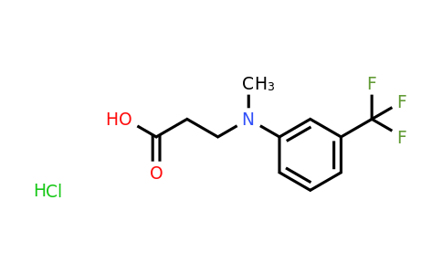 CAS 1185101-15-8 | 3-(Methyl(3-(trifluoromethyl)phenyl)amino)propanoic acid hydrochloride