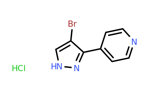 CAS 1185103-91-6 | 4-(4-Bromo-1H-pyrazol-3-yl)pyridine hydrochloride
