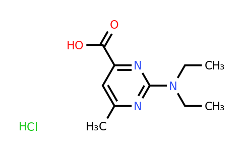 CAS 1185110-74-0 | 2-(Diethylamino)-6-methylpyrimidine-4-carboxylic acid hydrochloride