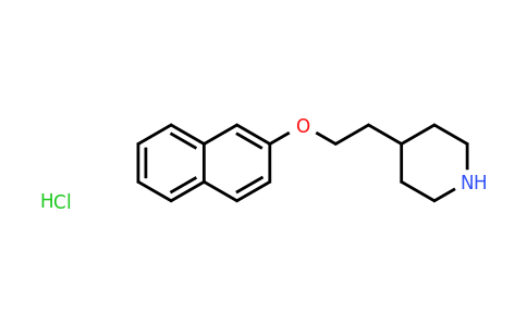 CAS 1185125-50-1 | 4-[2-(naphthalen-2-yloxy)ethyl]piperidine hydrochloride