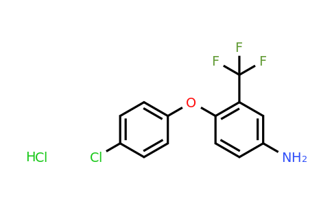CAS 1185143-03-6 | 4-(4-Chlorophenoxy)-3-(trifluoromethyl)aniline hydrochloride