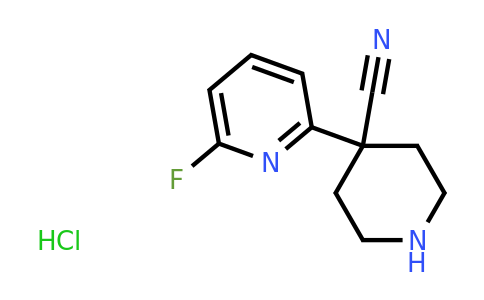 CAS 1185145-94-1 | 4-(6-Fluoropyridin-2-yl)piperidine-4-carbonitrile hydrochloride