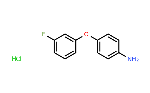 CAS 1185147-52-7 | 4-(3-Fluorophenoxy)aniline hydrochloride