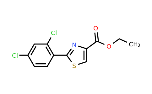 CAS 1185155-89-8 | Ethyl 2-(2,4-dichlorophenyl)thiazole-4-carboxylate